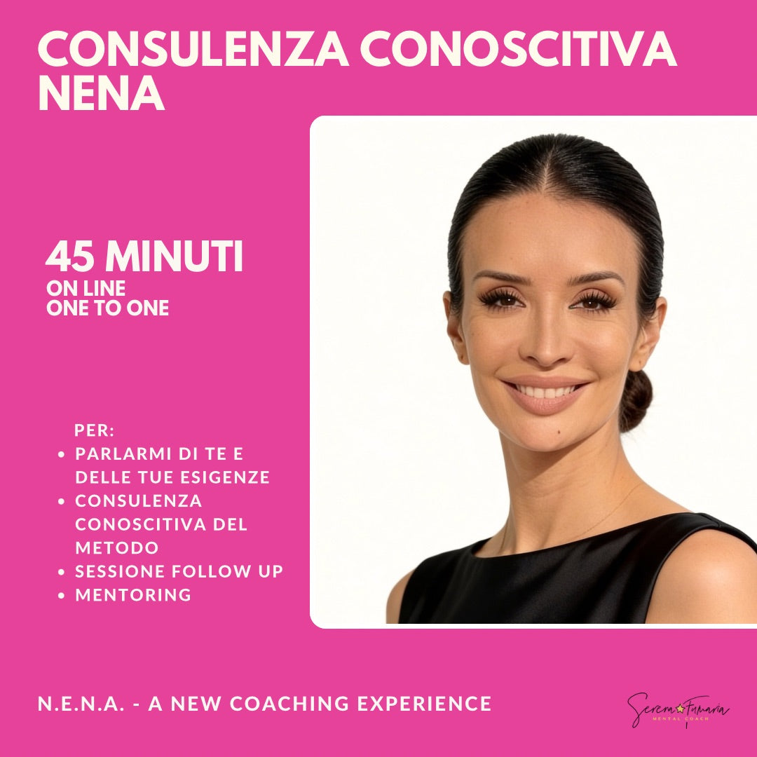 CONSULENZA CONOSCITIVA One -To-One Metodo NENA